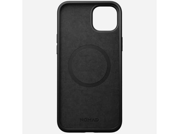 Nomad Modern Leather Case, Etui, Apple, iPhone 15 Plus, 17 cm (6.7"), Sort