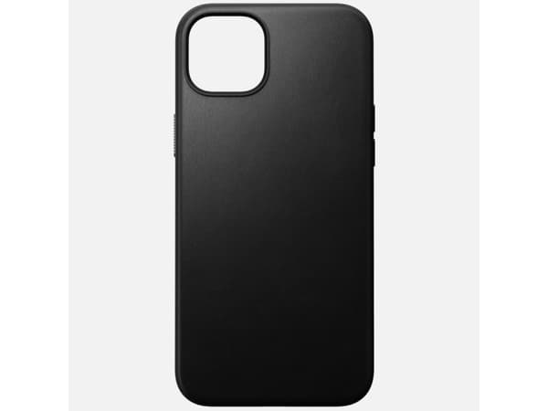 Nomad Modern Leather Case, Etui, Apple, iPhone 15 Plus, 17 cm (6.7"), Sort