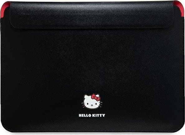 Kotelo Hello Kitty Sleeve HKCS14PGHDLMK 14" musta/musta PU Metal Logo