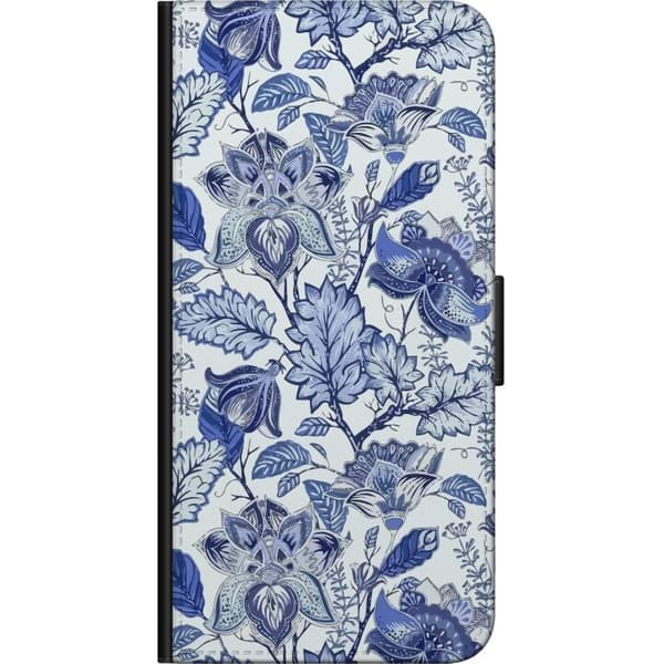 Huawei P smart Lommeboketui Blomster Blå...