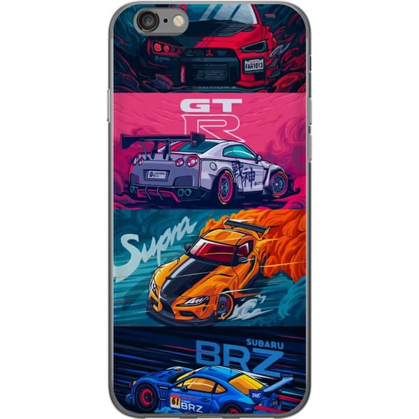 Apple iPhone 6 Läpinäkyvä kuori Subaru Racing