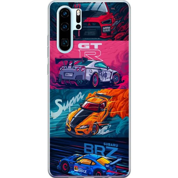 Huawei P30 Pro Gjennomsiktig deksel Subaru Racing