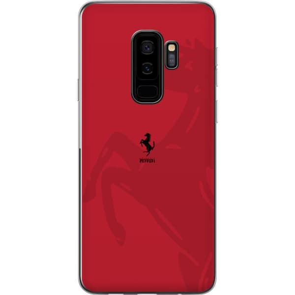 Samsung Galaxy S9+ Gennemsigtig cover Ferrari