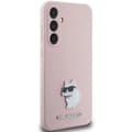 Miniatyrbild 4 av 8: Karl Lagerfeld Galaxy S23 Mobilskal Silikon Choupette - Rosa