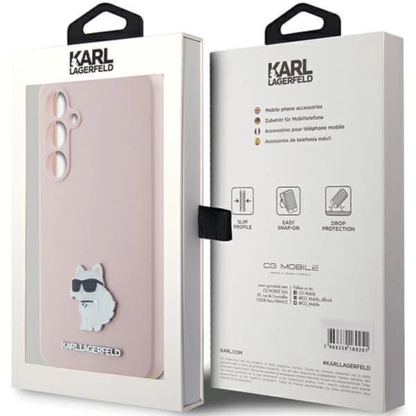 Karl Lagerfeld Galaxy S23 Mobilskal Silikon Choupette - Rosa