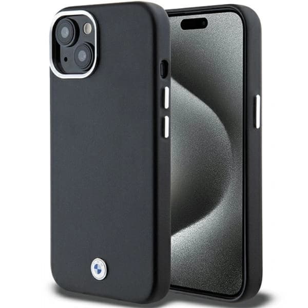 BMW iPhone 15/14/13 Mobilskal Magsafe Signature Wrapped Metal