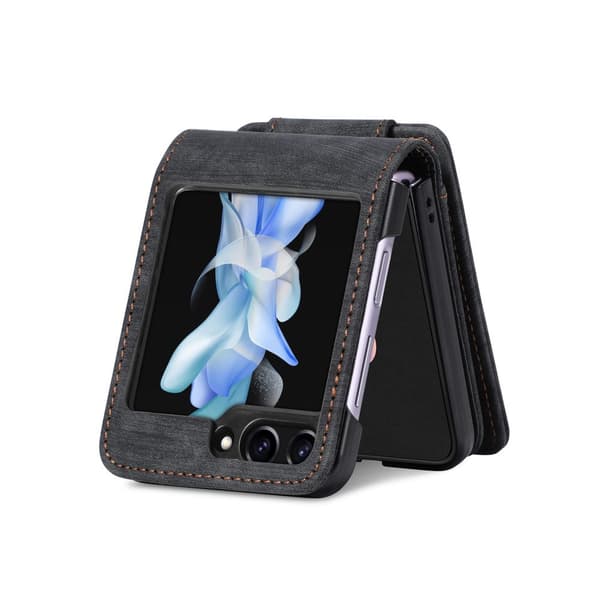 Galaxy Z Flip 5 5G - 2 in 1 Plånboksfodral med kortfack