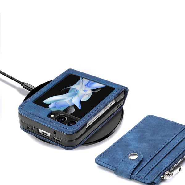 Galaxy Z Flip 5 5G - 2 in 1 Plånboksfodral med kortfack