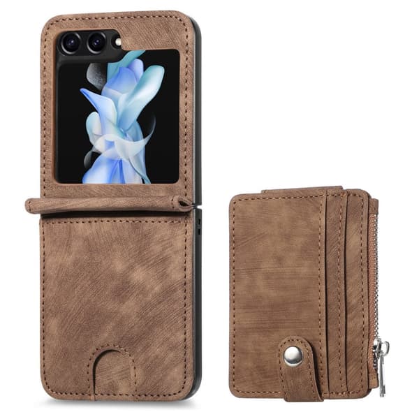 Galaxy Z Flip 5 5G - 2 in 1 Plånboksfodral med kortfack