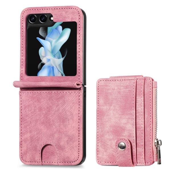 Galaxy Z Flip 5 5G - 2 in 1 Plånboksfodral med kortfack
