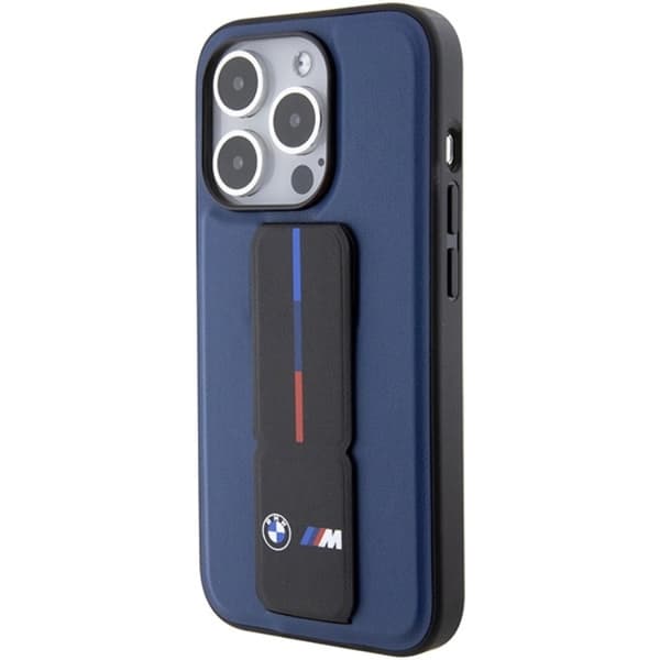BMW iPhone 15 Pro Mobilskal M Grip Stand Bicolor