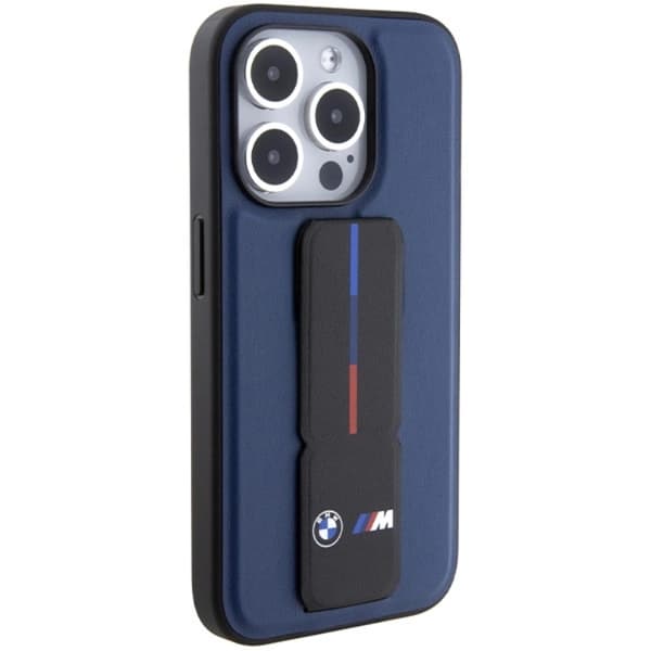 BMW iPhone 15 Pro Mobilskal M Grip Stand Bicolor