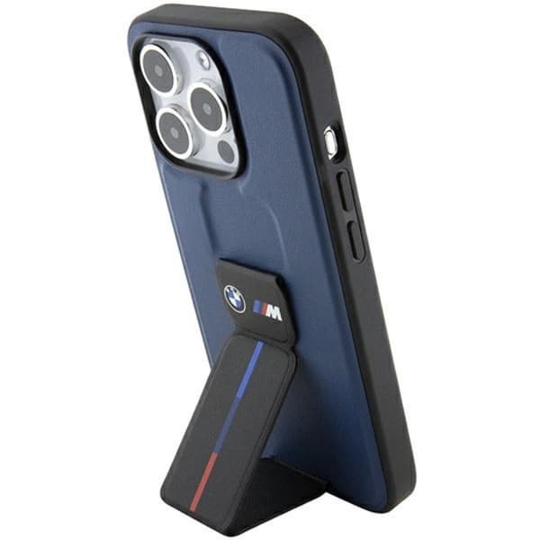 BMW iPhone 15 Pro Mobilskal M Grip Stand Bicolor