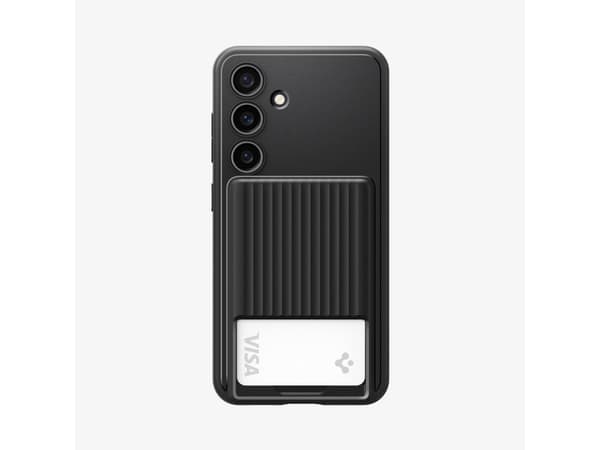 Spigen Liquid Slot, Cover, Samsung, Galaxy S24, 15.8 cm (6.2"), Black