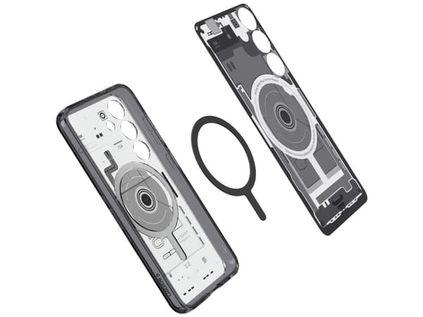 Spigen Ultra Hybrid Zero One, Etui, Samsung, Galaxy S24 (2024), 15,8 cm (6.2"), Sort, Grå