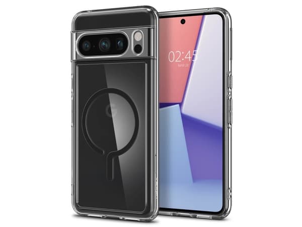 Spigen Ultra Hybrid OneTap Ring, Kuvertväska, Google, Pixel 8 Pro, 17 cm (6.7"), Svart