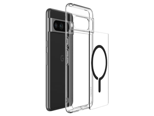 Spigen Ultra Hybrid OneTap Ring, Kuvertväska, Google, Pixel 8 Pro, 17 cm (6.7"), Svart
