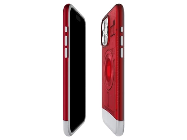 Spigen ACS06609, Omslag, Apple, iPhone 15 Pro Max, 17 cm (6.7"), Röd