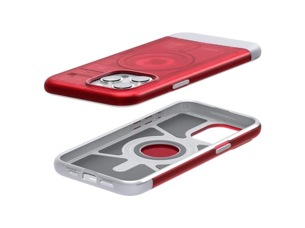 Spigen ACS06609, Omslag, Apple, iPhone 15 Pro Max, 17 cm (6.7"), Röd