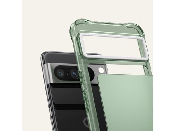 Spigen Cyrill Ultra Sheer, suojakuori, Google, Pixel 8 Pro, 17 cm (6.7"), Vihreä