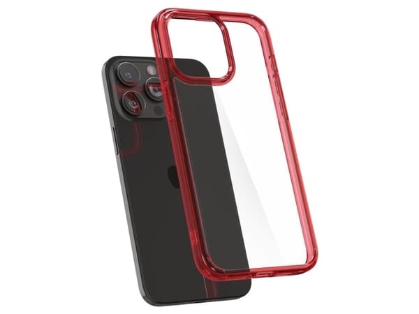 Spigen ACS07055, Omslag, Apple, iPhone 15 Pro, 15,5 cm (6.1"), Röd