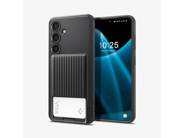 Spigen Liquid Slot, Omslag, Samsung, Samsung - Galaxy S24 Plus, 17 cm (6.7"), Svart