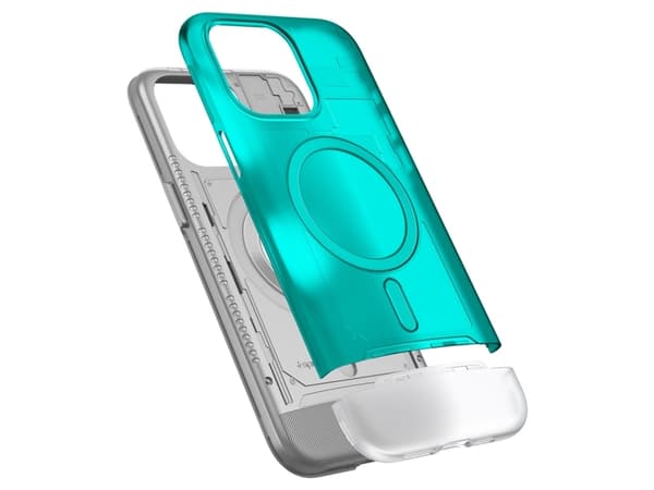 Spigen ACS06608, Omslag, Apple, iPhone 15 Pro Max, 17 cm (6.7"), Blå
