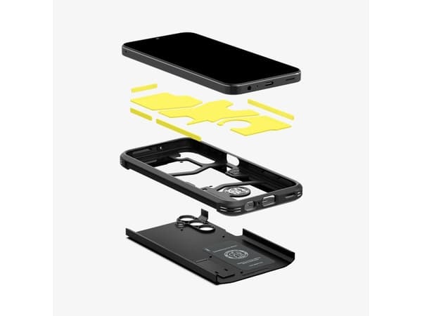 Kotelo Spigen Rugged Armor Case Samsung Galaxy A15 4G/5G - musta