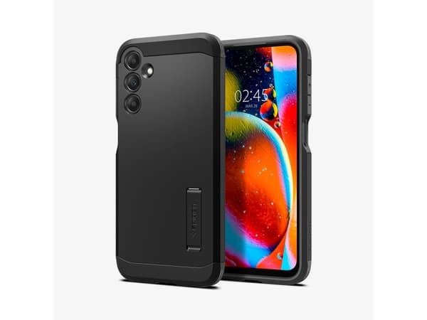 Kotelo Spigen Rugged Armor Case Samsung Galaxy A15 4G/5G - musta