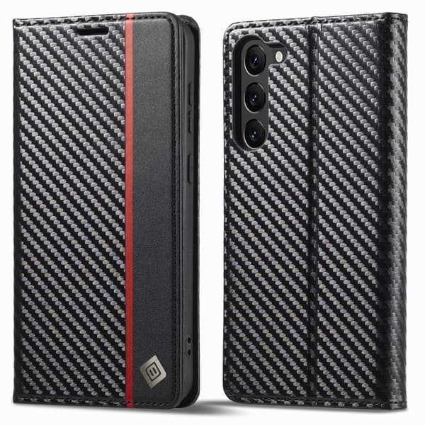 LC.IMEEKE Plånboksfodral till Samsung Galaxy S24 - Svart