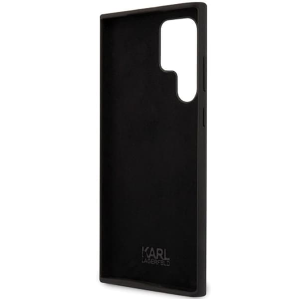 Karl Lagerfeld Galaxy S24 Ultra Mobilskal Silikon Ikonik - Svart