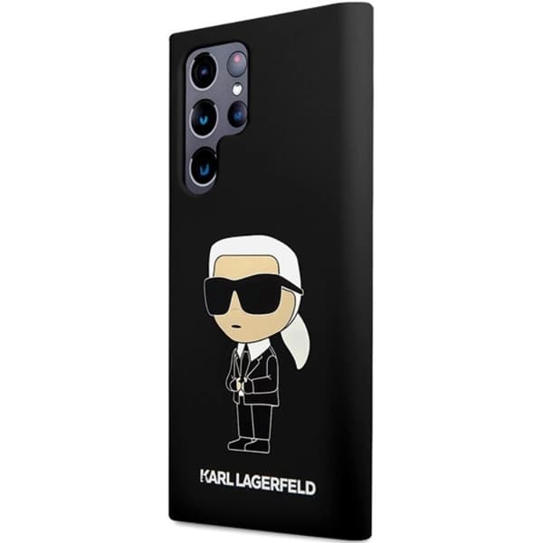 Karl Lagerfeld Galaxy S24 Ultra Mobilskal Silikon Ikonik - Svart