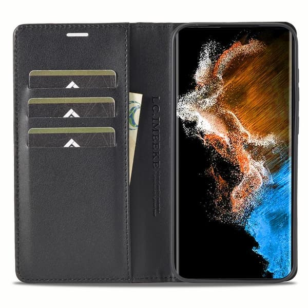 LC.IMEEKE Pung Taske til Samsung Galaxy S24 - Sort