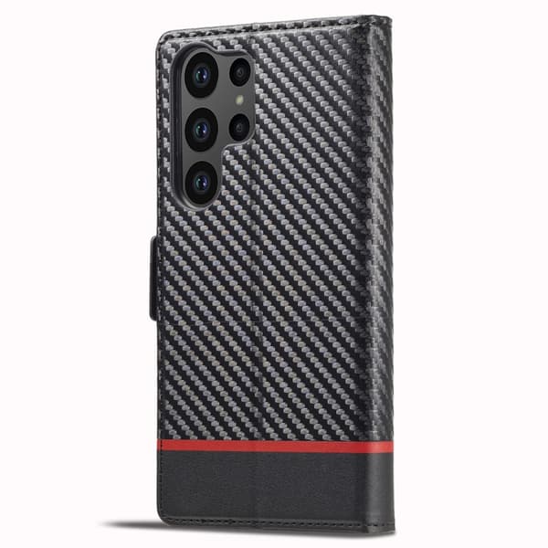 LC.IMEEKE Lommebok-deksel til Samsung Galaxy S24 Ultra - Svart