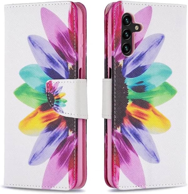 Plånboksfodral Samsung Galaxy A55 - Färgglad Blomma