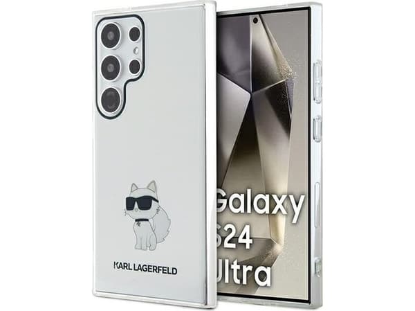 Original frontpanelveske Karl Lagerfeld KLHCS24LHNCHTCT for SASMSUNG S24 Ultra (IML NFT CHOUPETTE) Klar
