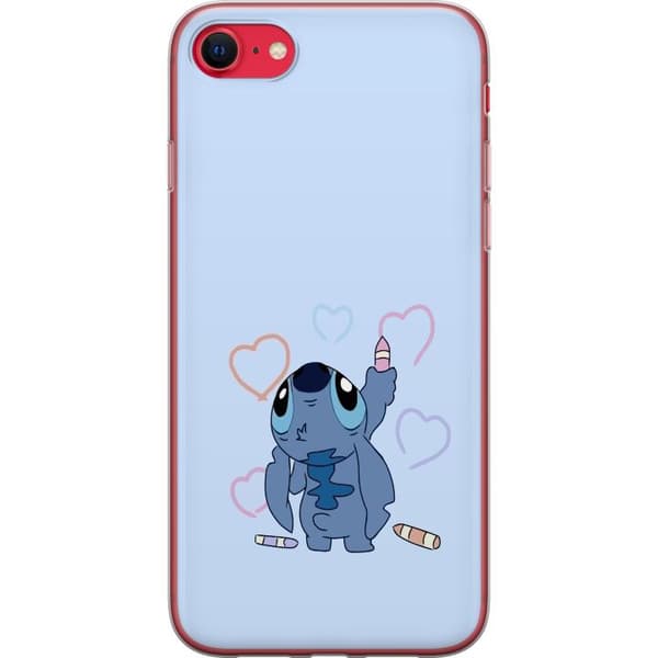 Apple iPhone 8 Gennemsigtig cover Stitch Hjerter