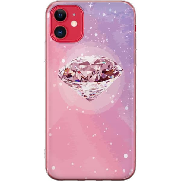Apple iPhone 11 Genomskinligt Skal Glitter Diamant