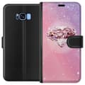 Miniatyrbillede 1 af 3: Samsung Galaxy S8 Tegnebogsetui Glitter Diamant