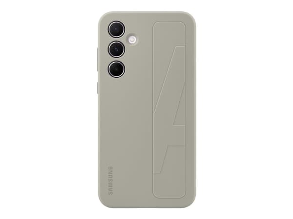 Samsung EF-GA556 - Baksidedeksel for mobiltelefon - silikon - grå - for Galaxy A55