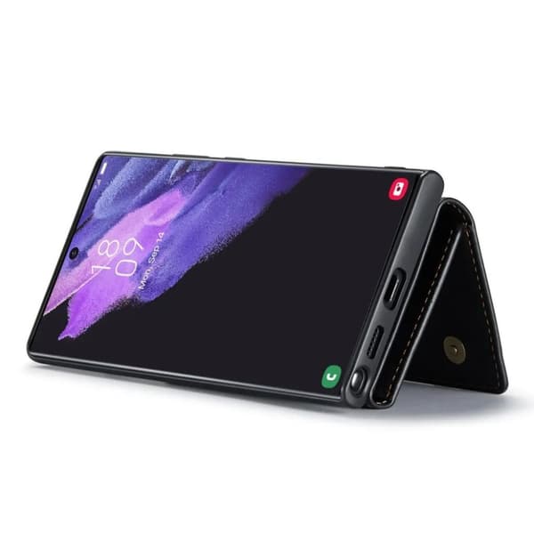 DG.MING Galaxy S23 Ultra Plånboksfodral 2in1 Detachable M1 - Svart