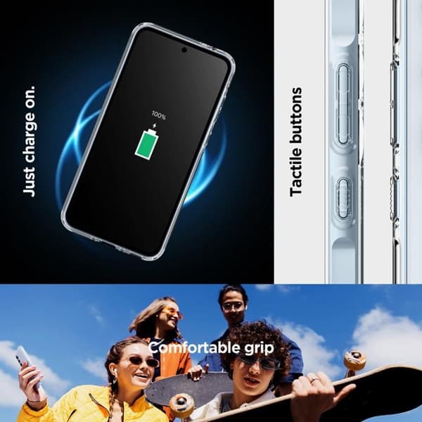 Spigen Galaxy A35 5G Mobilskal Ultra Hybrid - Crystal Clear