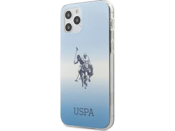 Us Polo Assn US Polo USHCP12MPCDGBL Apple iPhone 12/12 Pro 6,1" dėklas telefonui mėlynos spalvos Gradient Collection