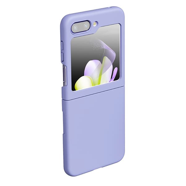 Samsung Galaxy Z Flip 5 - Stötdämpande matt fast PC-skal Lila Purple
