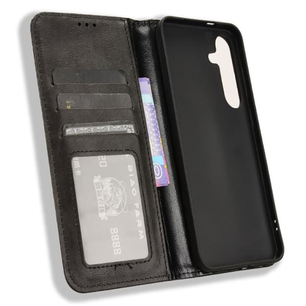 Samsung Galaxy S24 Plus Lommebok-deksel - Svart