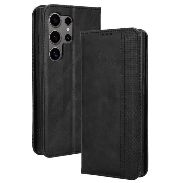 Samsung Galaxy S24 Ultra Plånboksfodral  - Svart