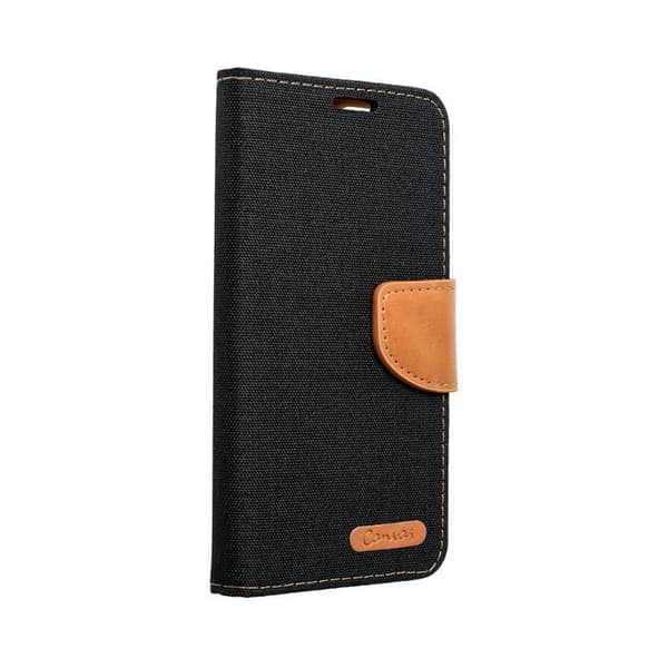 CANVAS Plånboksfodral För Galaxy A54 5G - Svart