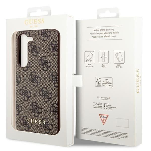 Guess Galaxy S24 Mobilskal Charms Collection - Brun