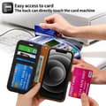 Miniatyrbild 6 av 10: iPhone 15 Pro Max Plånboksfodral 2-in-1 Detachable - Svart