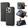 Miniatyrbild 1 av 10: iPhone 15 Pro Max Plånboksfodral 2-in-1 Detachable - Svart